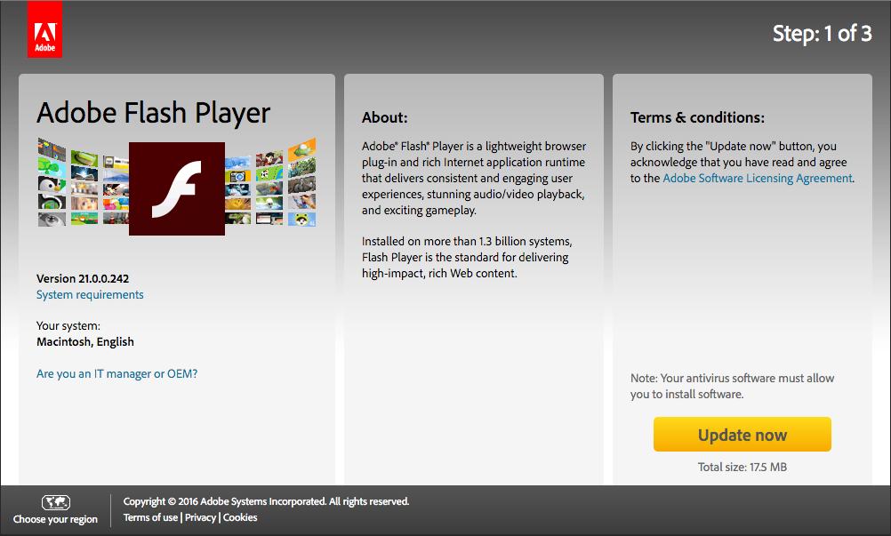 Adobe Flash Player For Mac Official Site